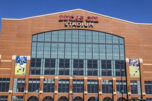 Indianapolis,-,Circa,March,2017:,Lucas,Oil,Stadium.,Lucas,Oil